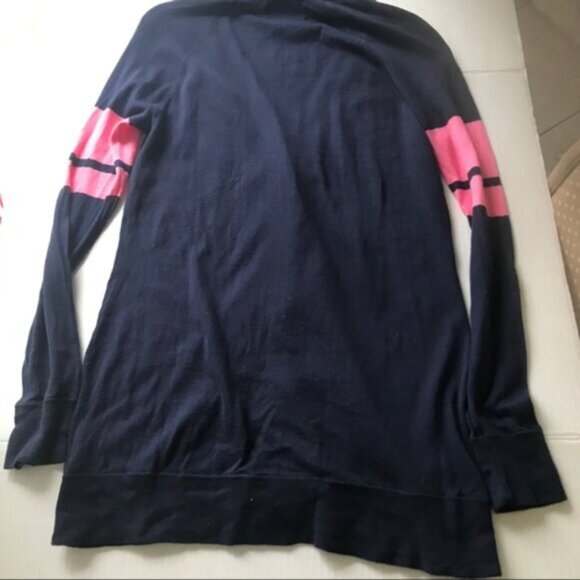 JUICY COUTURE Y2K Cotton Cardigan Knit Sweater Top Tunic Logo Preppy Varsity - Picture 8 of 13